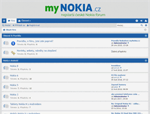 Tablet Screenshot of forum.mynokia.cz
